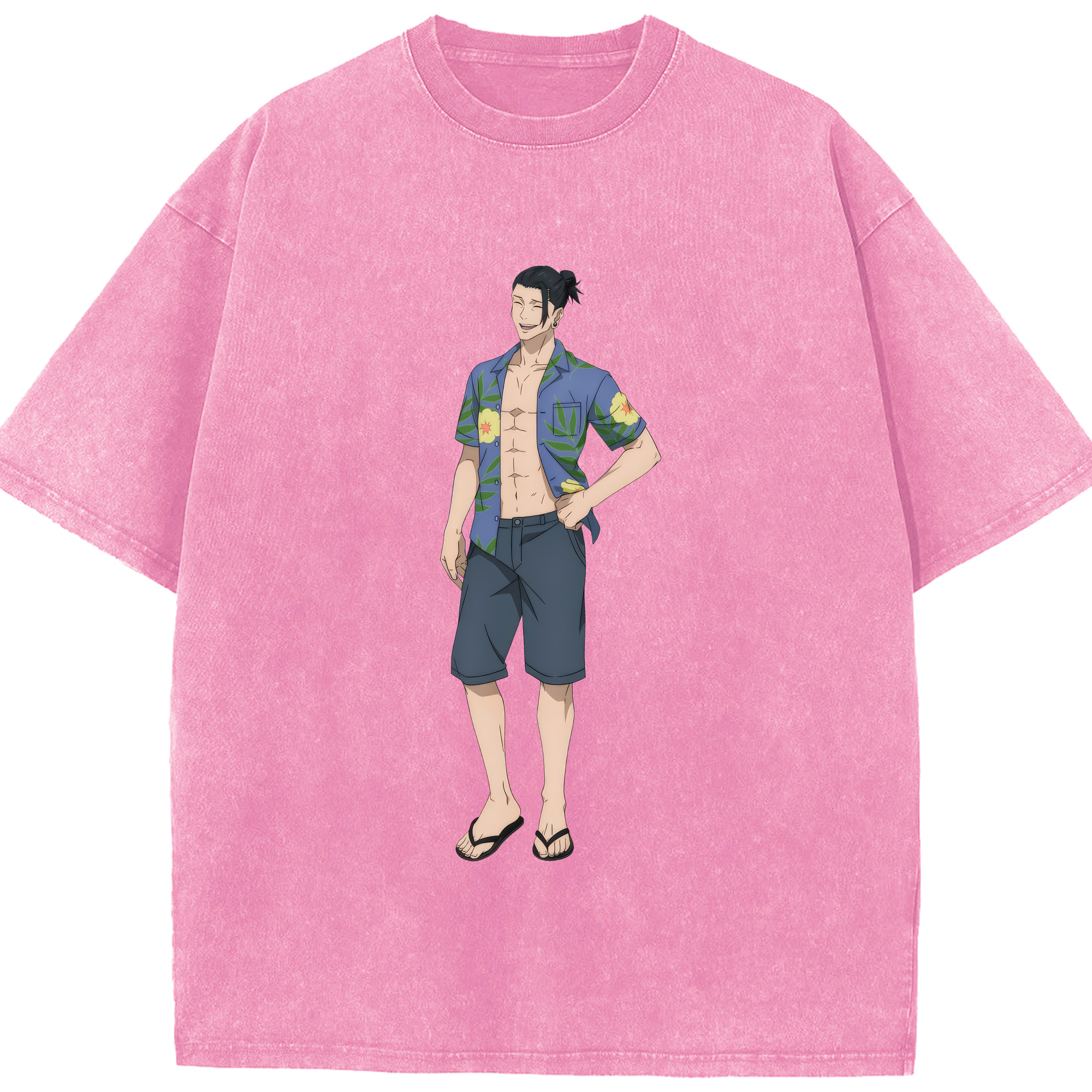 （画像用） 呪術廻戦 Jujutsu Kaisen 綿100% ヴィンテージ風 半袖Tシャツ（フロントプリント）